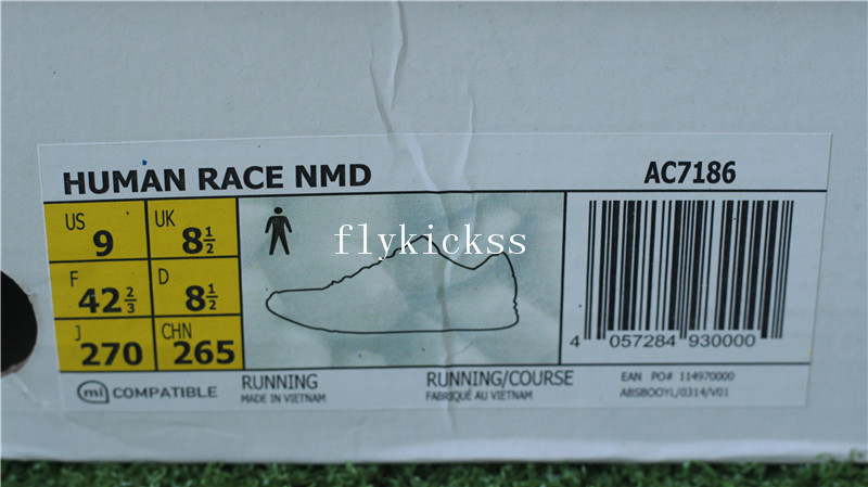 Real Boost Adidas NMD Human Race R1 Nerd